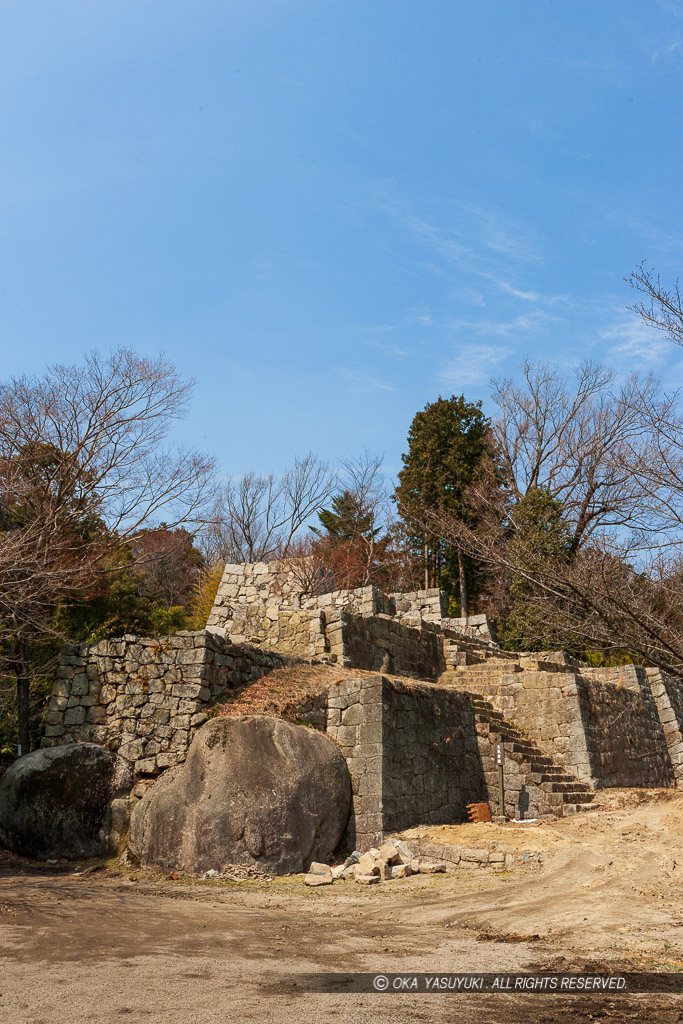 苗木城大矢倉・三の丸