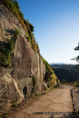 城山の岩盤・登城路｜高解像度画像サイズ：5792 x 8688 pixels｜写真番号：5DSA9278｜撮影：Canon EOS 5DS