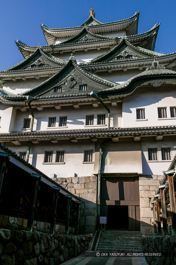 名古屋城大天守と小天守を結ぶ橋台