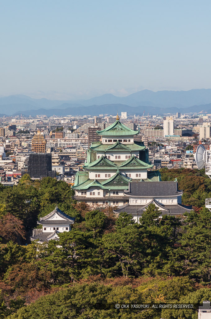 名城病院12階・喫茶フォレストからの眺望