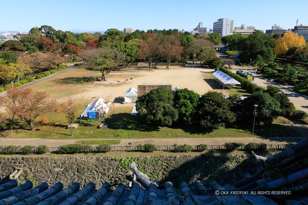 3階から東を望む