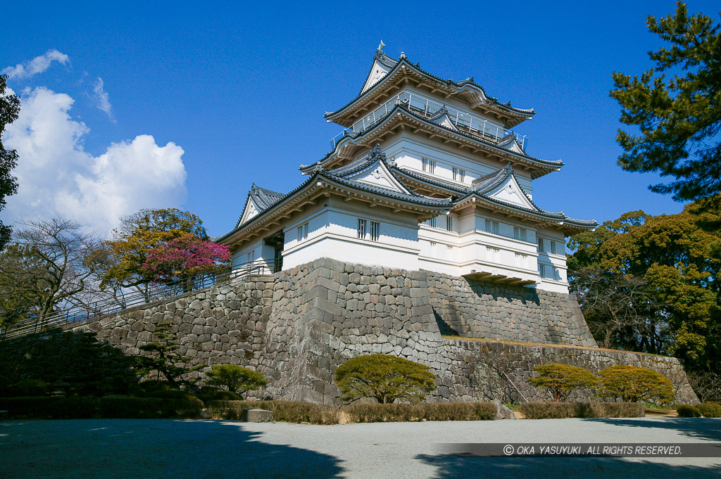 小田原城天守東面（2004年）