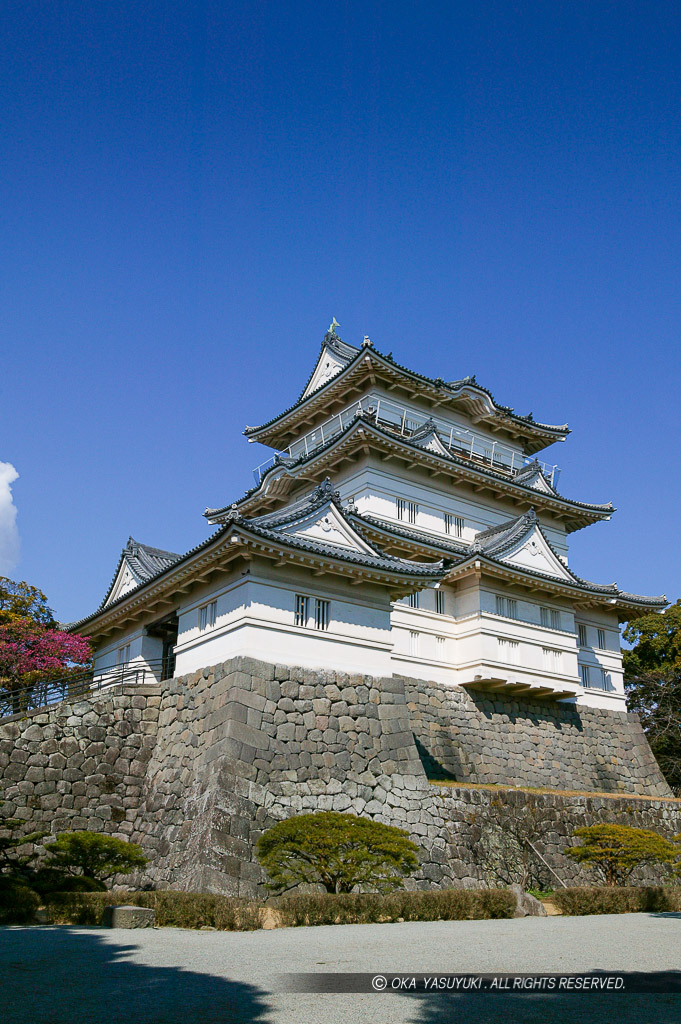 小田原城天守東面（2004年）