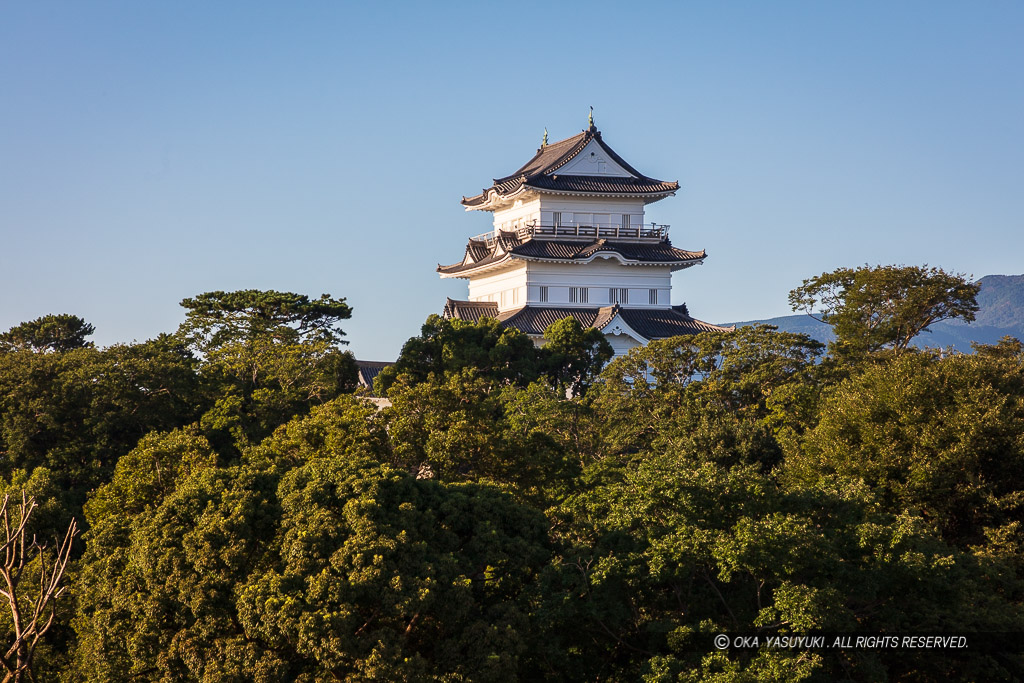 小田原城遠景・高解像度