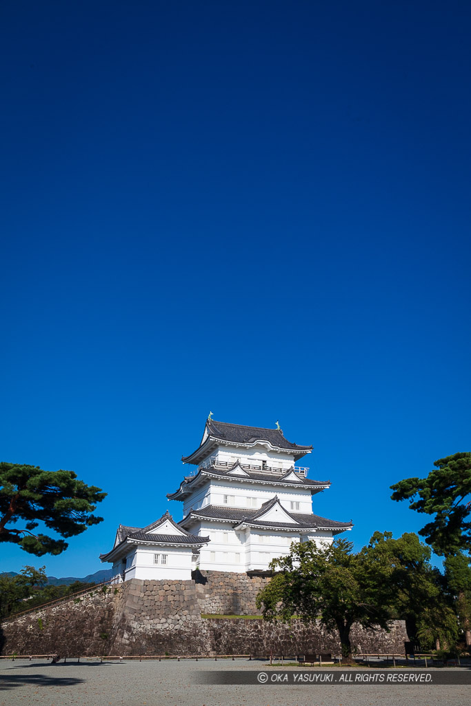 小田原城天守閣・背景用高解像度・リニューアル後