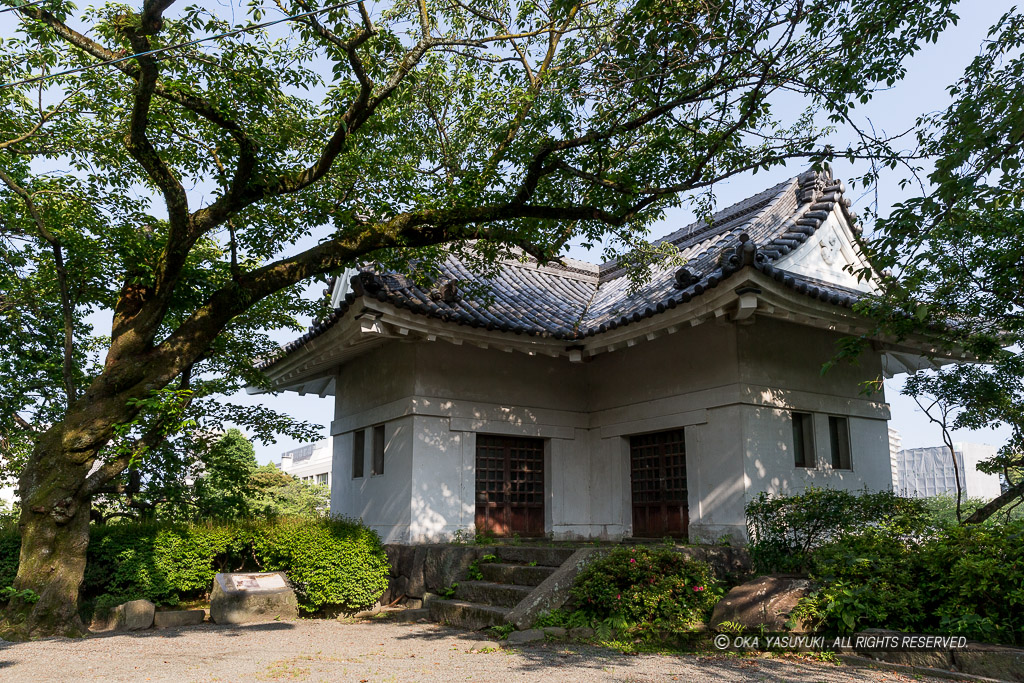 二の丸隅櫓・城内側