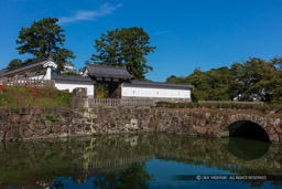 馬出門土橋（通称めがね橋）｜高解像度画像サイズ：8540 x 5693 pixels｜写真番号：5DSA2833｜撮影：Canon EOS 5DS