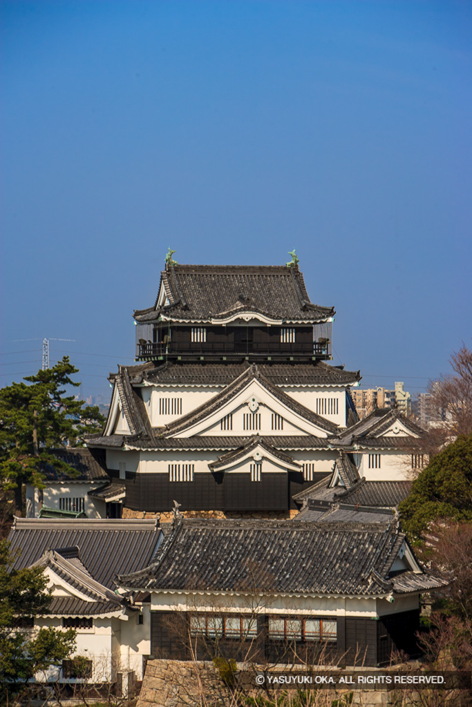 岡崎城天守