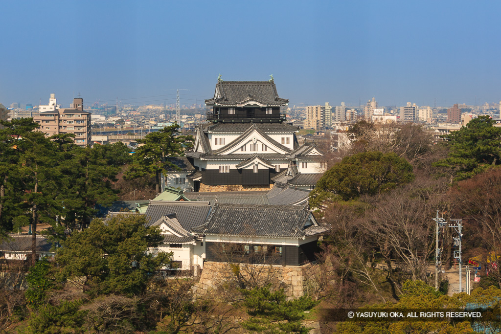 岡崎城天守