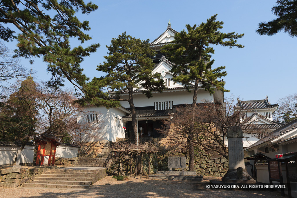 岡崎城天守・過去の姿