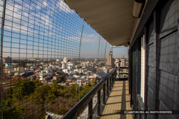 天守高欄から西の眺望 | 高解像度画像サイズ：6720 x 4480 pixels | 写真番号：5D4A3532 | 撮影：Canon EOS 5D Mark IV
