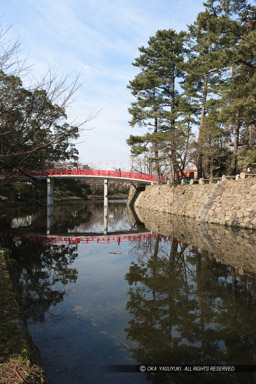 内堀・神橋｜高解像度画像サイズ：3221 x 4831 pixels｜写真番号：VJ7Z4133｜撮影：Canon EOS-1Ds Mark II