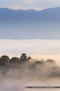 越前大野城雲海・日の出｜高解像度画像サイズ：5703 x 8554 pixels｜写真番号：5DSA2316-Edit｜撮影：Canon EOS 5DS