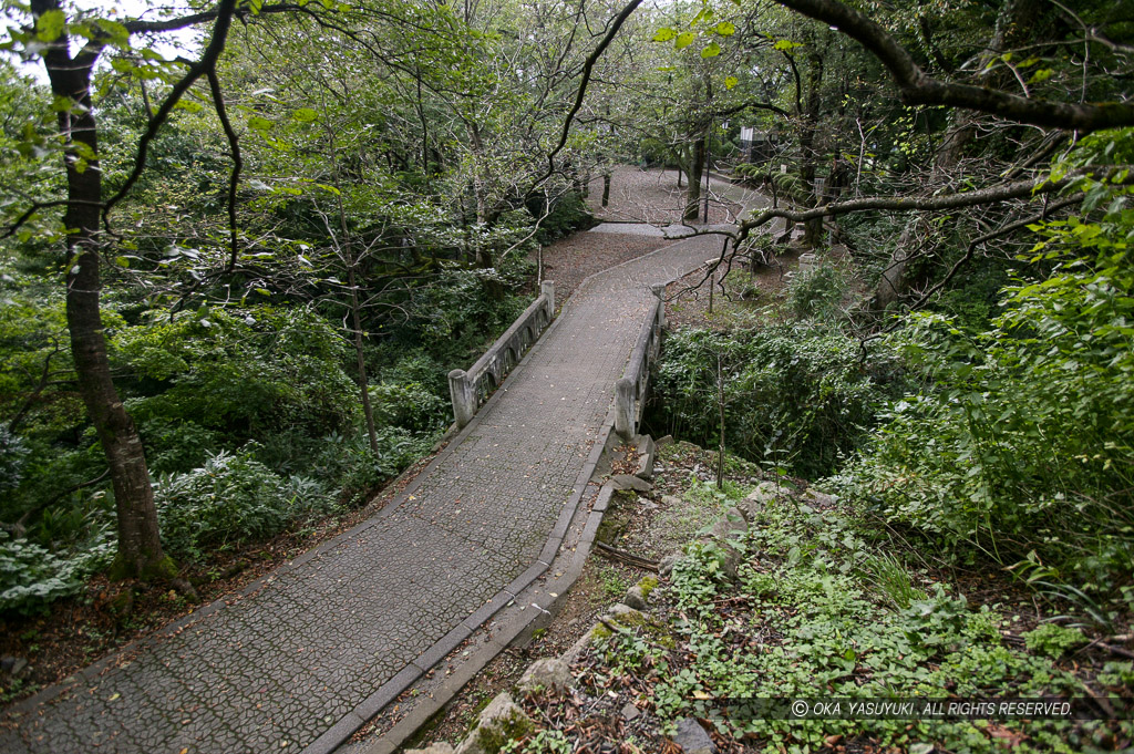 堀切にかかる橋