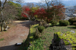 本丸から二ノ丸を望む｜高解像度画像サイズ：5184 x 3456 pixels｜写真番号：1DX_5709｜撮影：Canon EOS-1D X