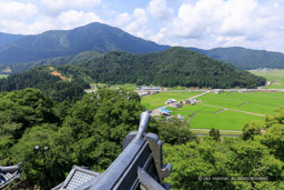 天守から戌山城を望む|高解像度画像サイズ:6389 x 4260 pixels|写真番号:5D4A8431|撮影:Canon EOS 5D Mark IV