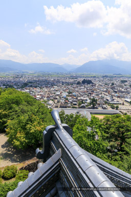 天守から城下町を望む|高解像度画像サイズ:4326 x 6490 pixels|写真番号:5D4A8434|撮影:Canon EOS 5D Mark IV