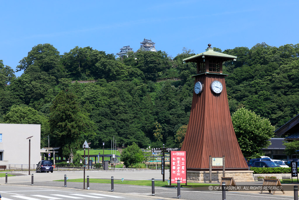 時鐘と大野城