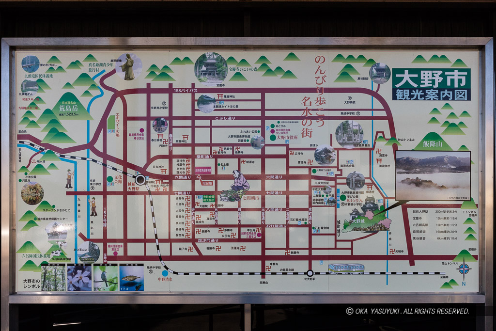 大野市観光案内図