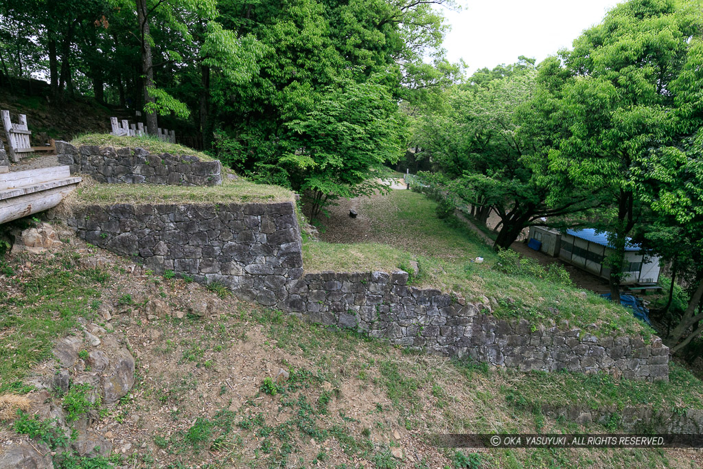 竪堀・土塁石垣