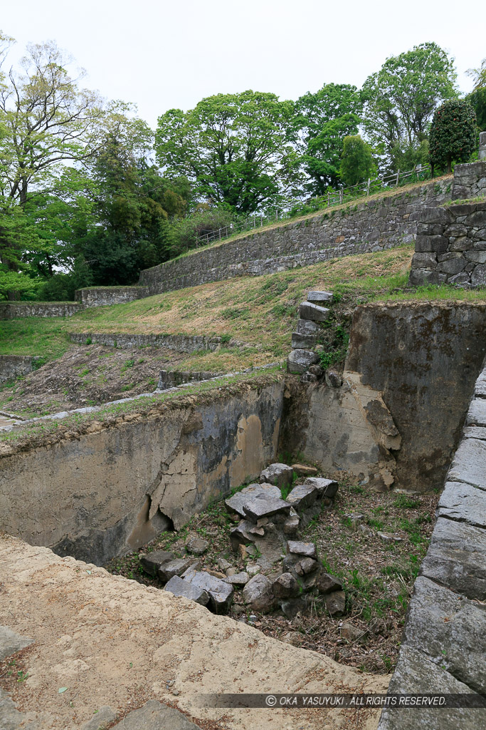 壇状土塁石垣