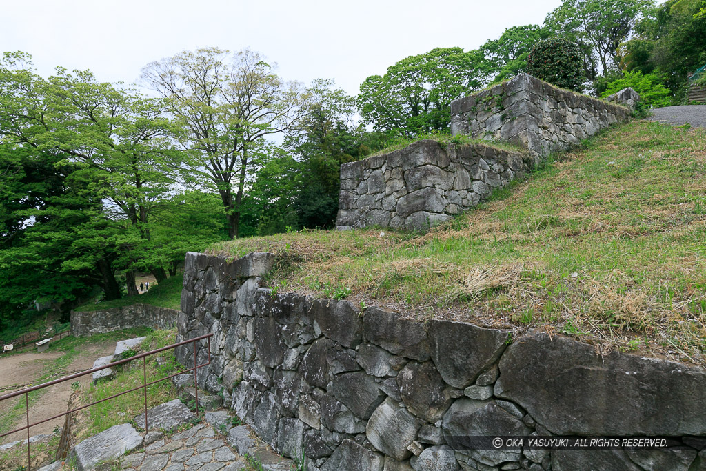 壇状土塁石垣