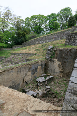 壇状土塁石垣｜高解像度画像サイズ：4320 x 6480 pixels｜写真番号：5DSA5696｜撮影：Canon EOS 5DS