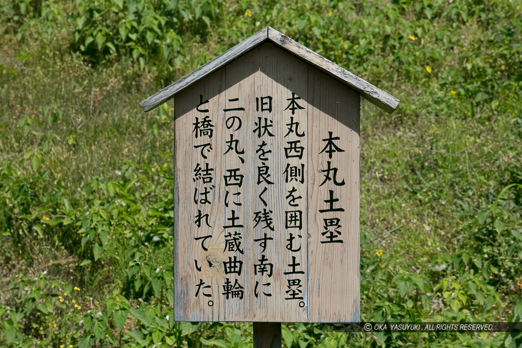 本丸土塁