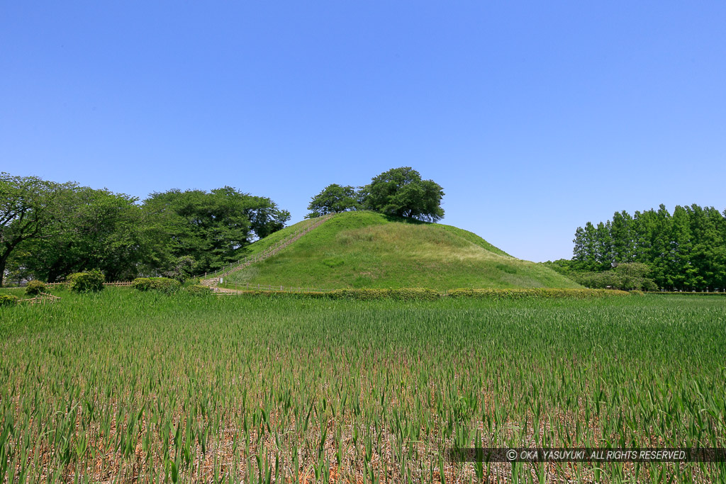 丸墓山古墳・石田三成本陣