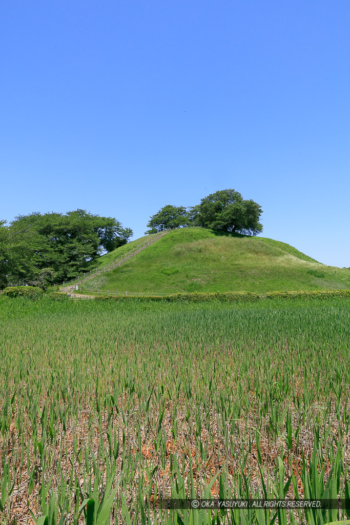 丸墓山古墳・石田三成本陣