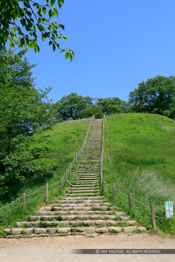 丸墓山古墳・石田三成本陣