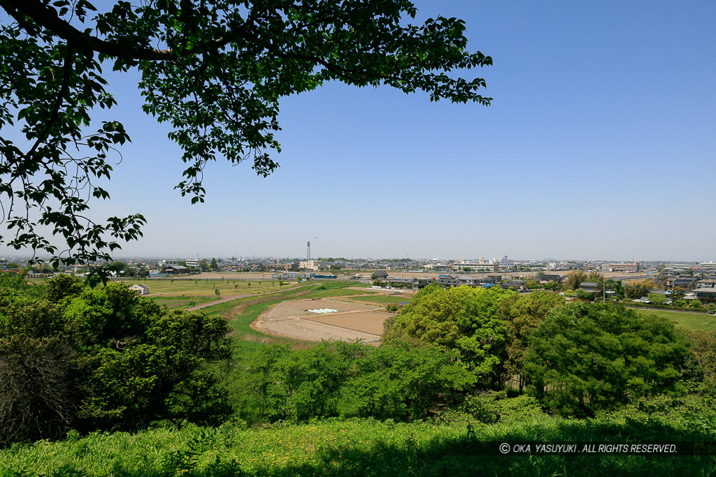 丸墓山古墳・石田三成本陣から忍城