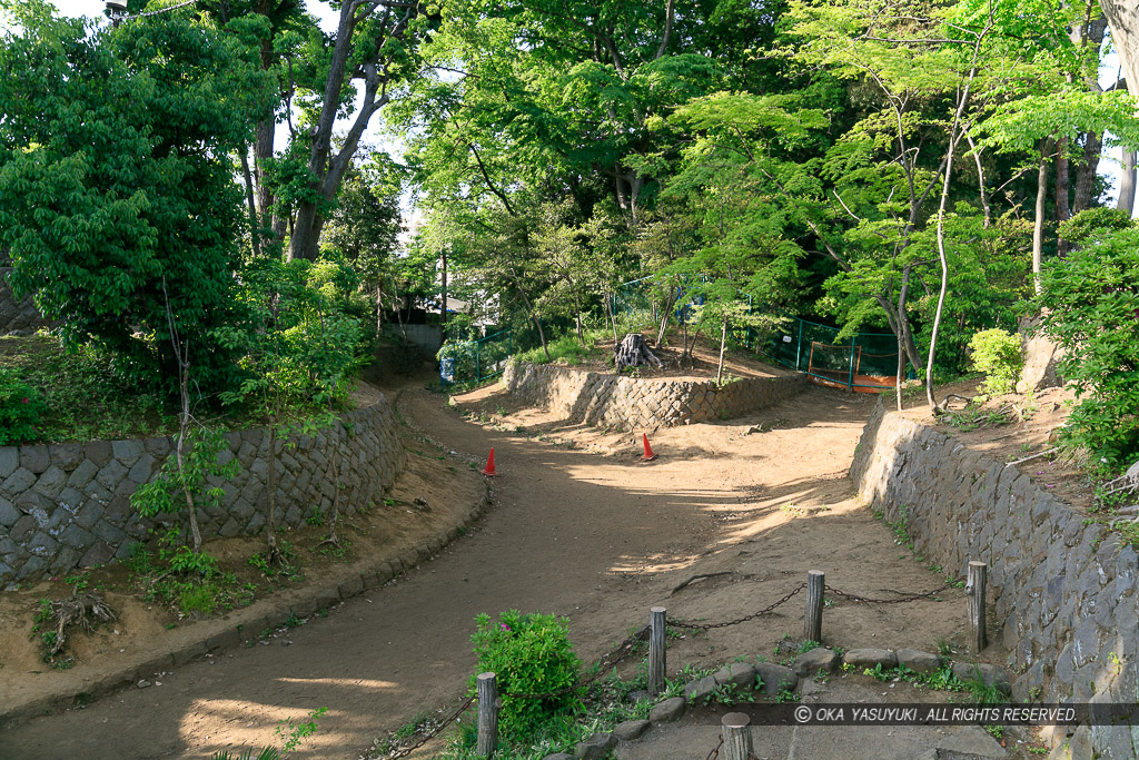 世田谷城の堀