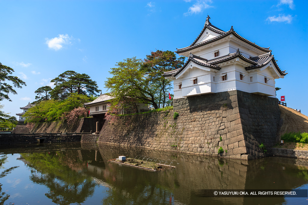 新発田城辰巳櫓・本丸表門・土橋・旧二ノ丸隅櫓