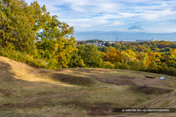 新府城と富士山・大手枡形と丸馬出 | 高解像度画像サイズ：6531 x 4356 pixels | 写真番号：6F1A5177 | 撮影：Canon EOS R5m2