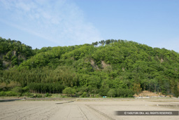 七里岩・新府城西側の断崖 | 高解像度画像サイズ：4992 x 3328 pixels | 写真番号：VJ7Z7744 | 撮影：Canon EOS-1Ds Mark II