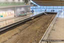 戦国時代末期の道と石垣・静岡市歴史博物館 | 高解像度画像サイズ：8192 x 5464 pixels | 写真番号：344A4798 | 撮影：Canon EOS R5