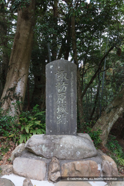 諏訪原城跡石碑 | 高解像度画像サイズ：3328 x 4992 pixels | 写真番号：VJ7Z3086 | 撮影：Canon EOS-1Ds Mark II