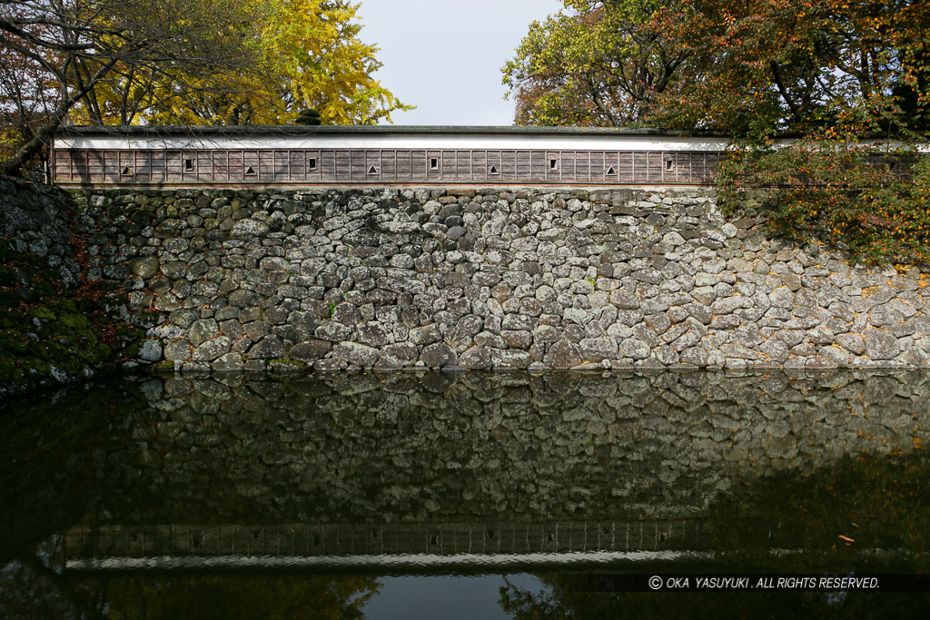 高島城の水堀