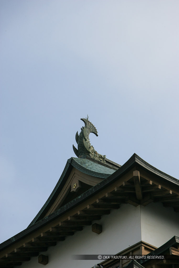 高島城天守の鯱