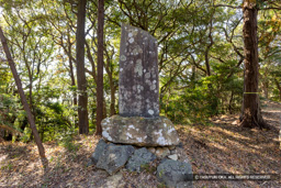 高天神城址石碑（加藤安吉氏顕彰） | 高解像度画像サイズ：8192 x 5464 pixels | 写真番号：6F1A5648 | 撮影：Canon EOS R5m2