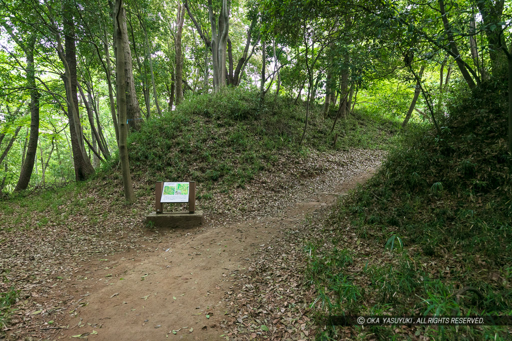 本丸南側枡形虎口