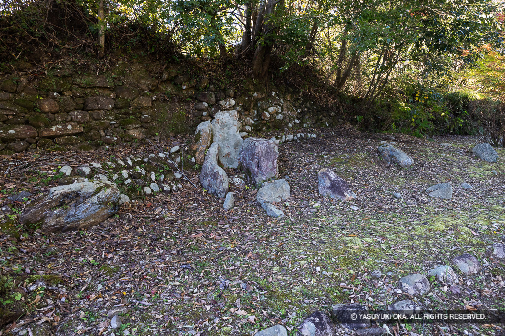 枯山水庭園跡