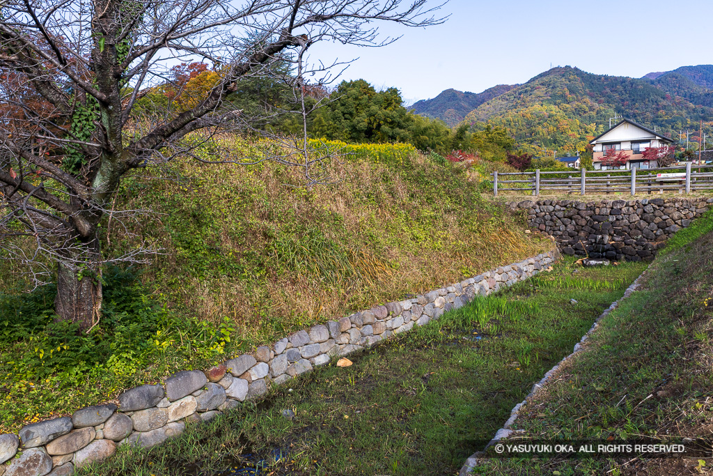 惣堀・土塁・土橋・大手外曲輪・大手門東史跡公園