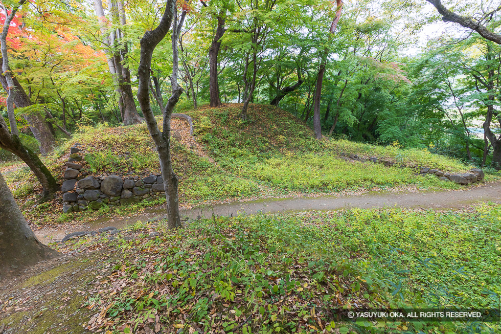 西曲輪北側枡形虎口
