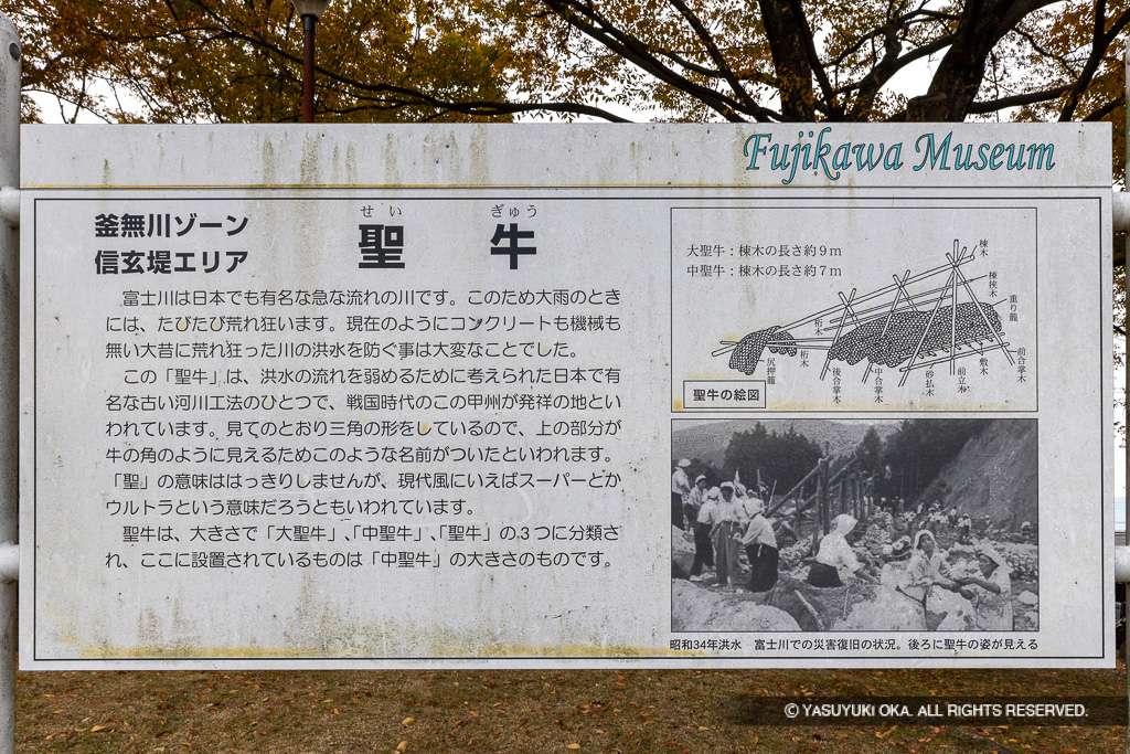 聖牛・信玄堤公園