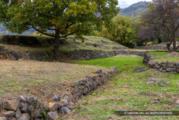 無名曲跡（左）・隠居曲輪跡（右） | 高解像度画像サイズ：8192 x 5464 pixels | 写真番号：6F1A4945 | 撮影：Canon EOS R5m2