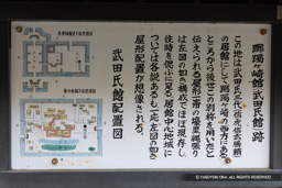 躑躅ヶ崎館(武田氏館)跡配置図 | 高解像度画像サイズ:6442 x 4297 pixels | 写真番号:6F1A4967 | 撮影:Canon EOS R5m2