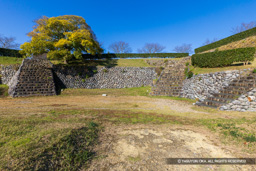 本丸南下門跡から見る本丸玉石垣 | 高解像度画像サイズ：8192 x 5464 pixels | 写真番号：6F1A5805 | 撮影：Canon EOS R5m2