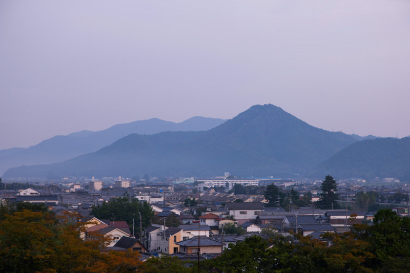 八上城址遠景